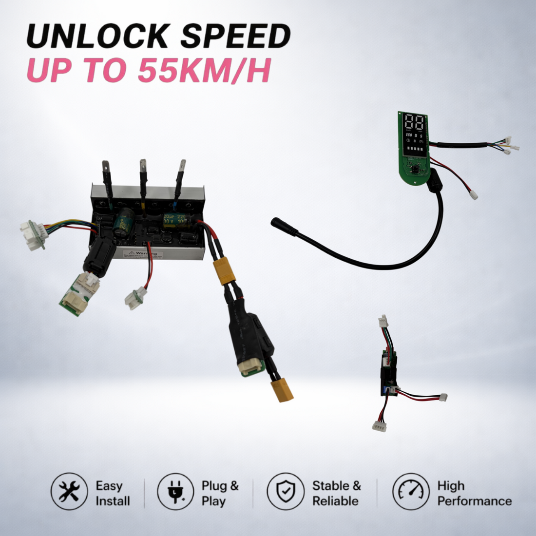 Unlock Speed to 55km/h for Xiaomi 5 / Pro / Max | Easy Install Controller Kit