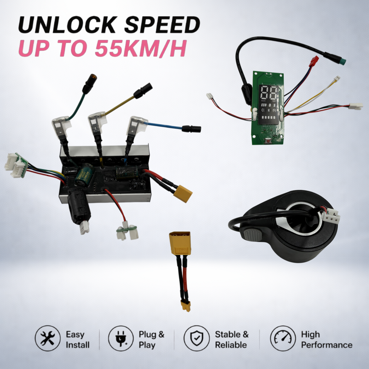 Speed Unlock Controller for Xiaomi 4 Lite (2nd Gen) | Plug & Play