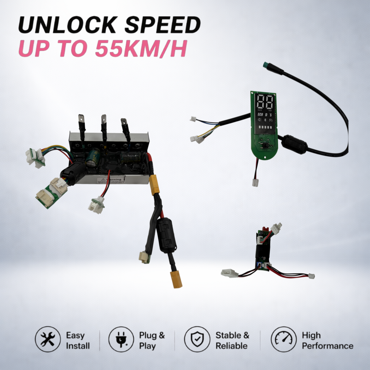 Unlock Speed to 55km/h for Xiaomi 5 / Pro / Max | Easy Install Controller Kit