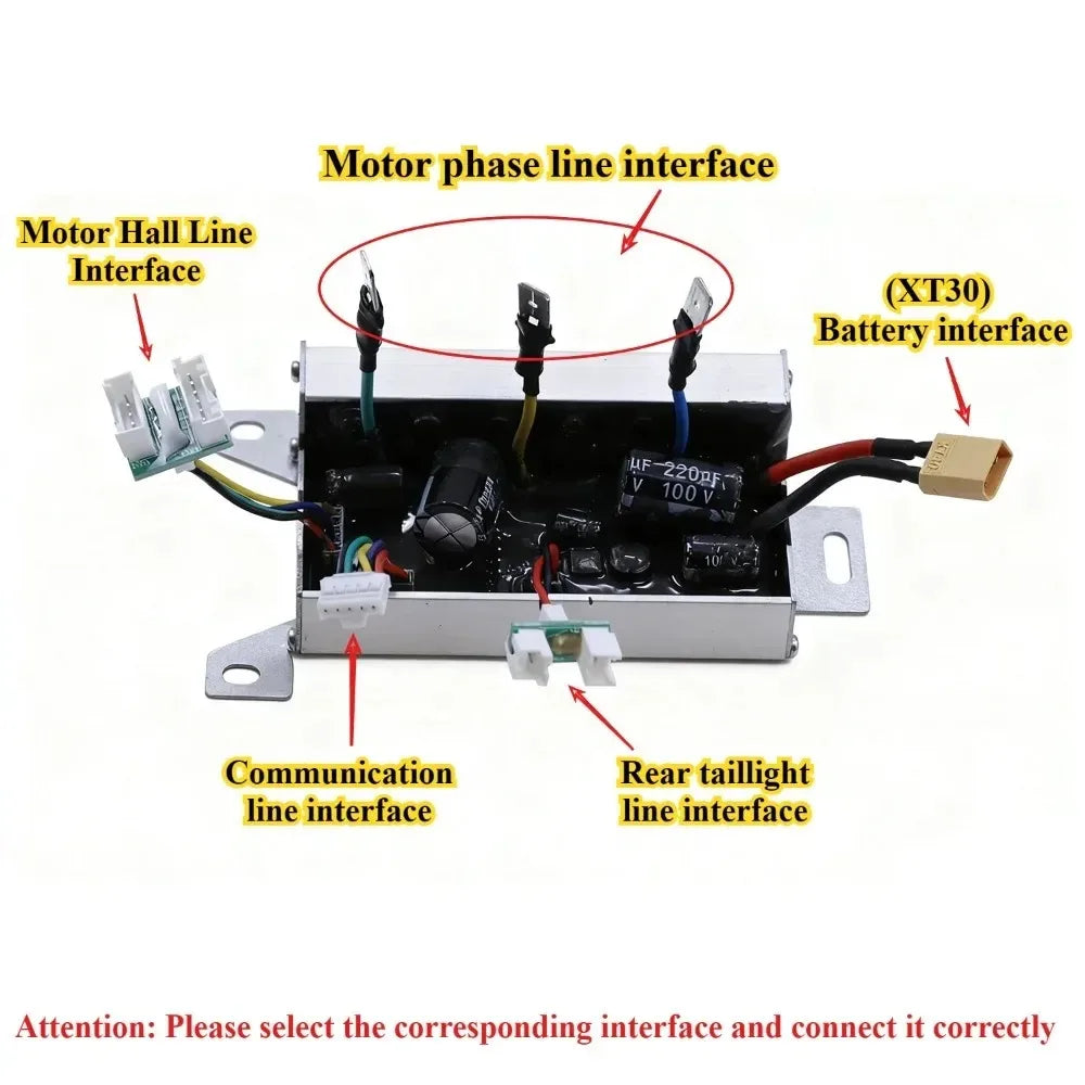 Universal E-Scooter Controller Kit | Speed Upgrade & Easy Install (25–58km/h)