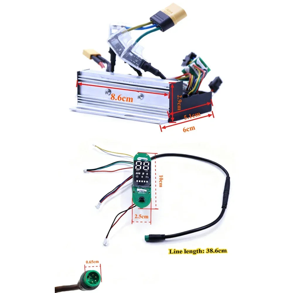 Upgraded 55km/h E-Scooter Controller Kit For Xiaomi 4Ultra E-Scooter - Speed Unlock, Motor Self Learning Motherboard Replacement