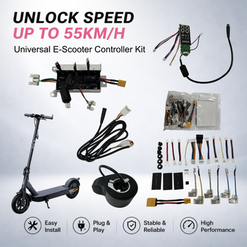 Universal E-Scooter Controller Kit | Speed Upgrade & Easy Install (25–58km/h)